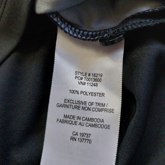 Elevate Sport Men's One for All Black and White Gradient Short Sleeve Polo Shirt - Picture 8 of 9